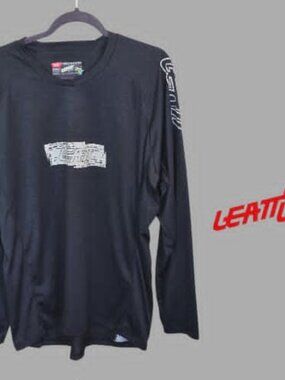 Leatt Long Jersey MTB Gravity 2.0 Black  Performance Outdoor Shirt Mens XXL